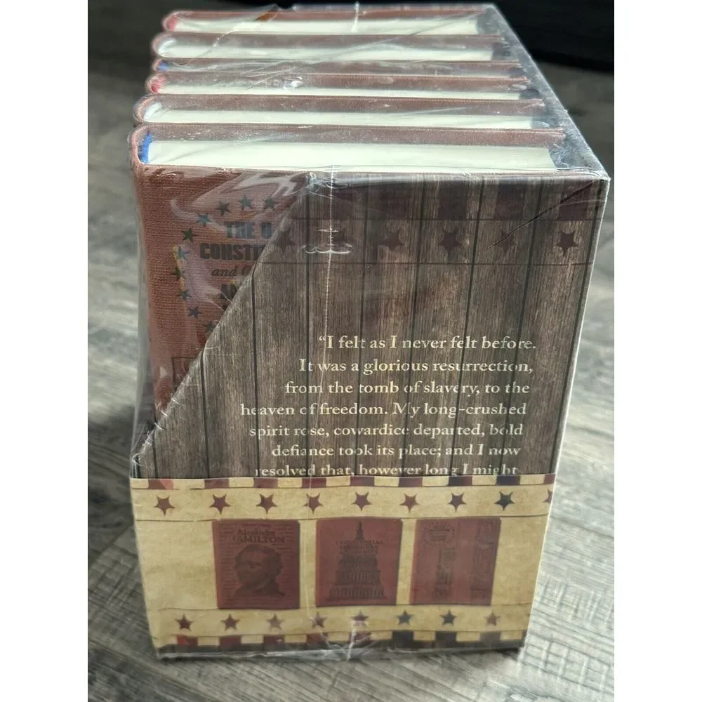Foundations of Freedom Softcover 6‎ Book Box Set Faux Leather Constitution